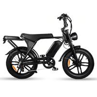 Vélo électrique pour adultes de 20 pouces, suspension intégrale, siège souple, moteur sans balais 750W, assistance au pédalage, frein à disque mécanique, alliage d'aluminium 48V