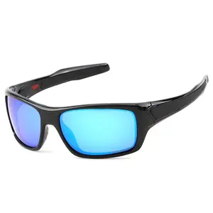 Haute qualité authentique célèbre marque ultra léger tr90 matériel cadre hommes polarisé sport cyclisme lunettes de soleil