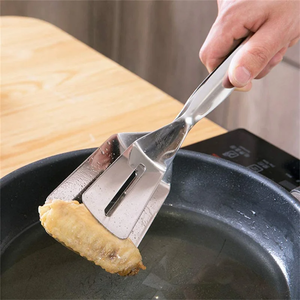 Utensilios de Cocina Multifuncionales de Acero Inoxidable: Pinza para Freír, Pinza para Carne y BBQ, Espátula para Pescado, Pinza para Pan para el Hogar - Product Image 5
