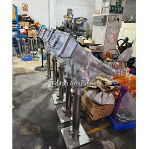 Waterparkuitrusting Aqua Play Ritten Zwembadsproeier 304 Roestvrijstalen Roterende Interactieve Spellen Gatling Waterpistool - Product Image 6