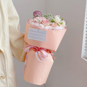 Papier d'emballage de fleurs de couleur unie en papier kraft imperméable résistant à la déchirure Fenghua pour la Saint-Valentin pour le bouquet de <span class=keywords><strong>boutique</strong></span> - Product Image 2