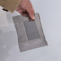 Fenêtres blindées RF en plexiglas, verre blindé, feuille de blindage EMI avec bords en cuivre pour blindage électrique conducteur RFI