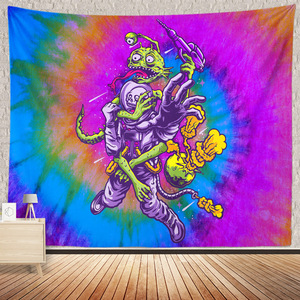Kain gantung dinding permadani baru kain gantung alien seni abstrak permadani kulit persik samping tempat tidur kain gaun kain latar belakang - Product Image 5