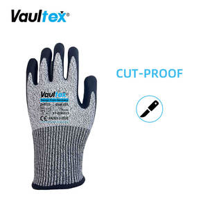 Vaultex, recién llegado, guantes de seguridad para la industria minera, HPPE + guantes de trabajo de fibra de vidrio, guantes de trabajo resistentes anticorte para hombres - Product Image 4