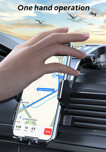 Supporto per telefono cellulare portatile 3 IN 1 cruscotto, parabrezza, supporto per presa d'aria per Auto per telefono cellulare supporto per telefono da Auto - Product Image 4