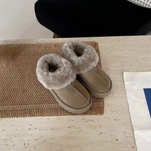 Venta Directa de Fábrica, Botas de Vaquero Occidentales de Moda, Botas de Nieve para Mujer con Forro de Tela de Algodón Cómodo, Antideslizantes para Otoño/Invierno - Product Image 4