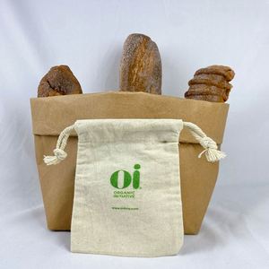 Premium Quality Organic Cotton <b>Drawstring</b> Bag Eco-Friendly Recyclable and Biodegradable Reusable Dust <b>Pouch</b> - Product Image 2