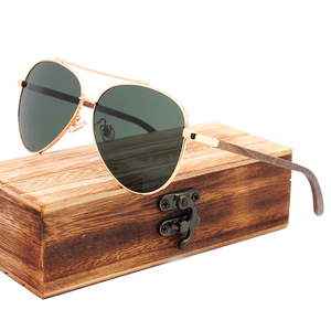 Reggiseni en bois en metallo classiques de <span class=keywords><strong>la</strong></span> mode aor lunettes de soleil polarisees pour les hommes - Product Image 1
