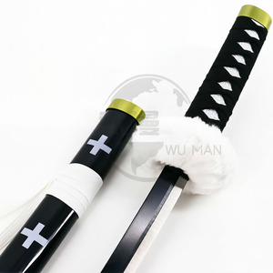 Épée de cosplay Trafalgar Law Kikoku, <span class=keywords><strong>Katana</strong></span> en métal du Capitaine des Pirates avec motif de croix blanche - Product Image 4