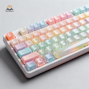 Teclas TECHREXY de Moda, 113 Teclas OEM Personalizadas de PBT Blanco Porcelana, Diseño de Anime 3D para Nintendo Switch/PS4, Teclas Mecánicas Universales <span class=keywords><strong>MX</strong></span> - Product Image 5