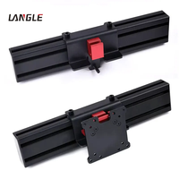 Support de montage VESA réglable en aluminium pour écran LCD de simulateur de course LANGLEVESA
