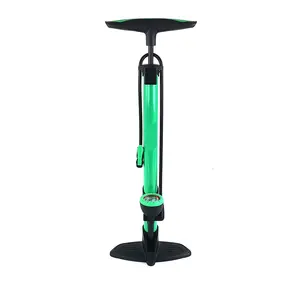 Accessoires de vélo de haute qualité, pompes à vélo <span class=keywords><strong>sur</strong></span> <span class=keywords><strong>pied</strong></span> avec manomètre, <span class=keywords><strong>pompe</strong></span> à air pour vélo - Product Image 1