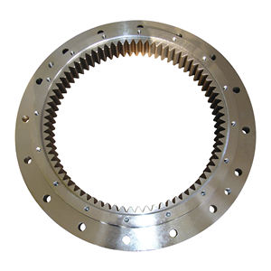Stalen Enkelassige Zwenking Met Grote Diameter Roterende Zwenkring Tandwiel Hobbed Verwerking Vervaardigd Door Top <span class=keywords><strong>Ring</strong></span> Tandwielen Bedrijf - Product Image 2