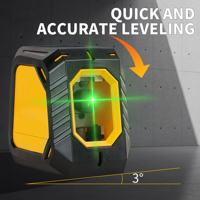 Best Price 2-Line Popular Spirit Levels Industrial Laser Level Green Horizontal and Vertical Laser Level