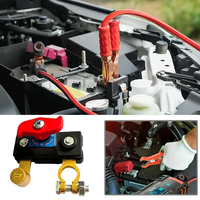 Interrupteur de coupure de batterie double tension 12V 24V pour voiture, structure en alliage de zinc, déconnexion du pôle négatif, bouton sans outil, conception PCB
