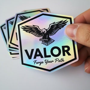 Emballage personnalisé avec logo, vinyle imperméable, <span class=keywords><strong>film</strong></span> décoratif brillant, <span class=keywords><strong>film</strong></span> laser holographique, étiquette adhésive découpée, lettres autocollantes - Product Image 2