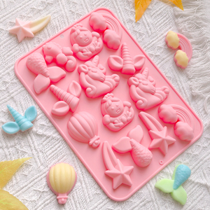 <span class=keywords><strong>Moule</strong></span> en silicone en forme de <span class=keywords><strong>licorne</strong></span> pour bonbons, outils de décoration de gâteaux, <span class=keywords><strong>moule</strong></span> à chocolat, moules à savon faits à la main pour la fabrication de savon - Product Image 2