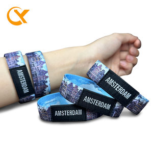 Hot Festival Événements Personnalisé Polyester Tissu Tissé <span class=keywords><strong>Élastique</strong></span> <span class=keywords><strong>Bracelet</strong></span> Fashional Équipé <span class=keywords><strong>Machine</strong></span> D'impression pour Bracelets - Product Image 4