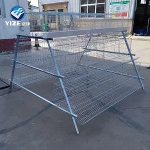 Hen Egg Layer Cage Single Chicken Cage A Type Electric Galvanized Feeder Hen Coop poultry farm