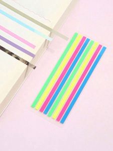 160 ชิ้น สติกเกอร์โน้ตสีมอรันดีแบบละเอียดพิเศษ  แบบมีกาวในตัว  วัสดุ PET สำหรับทำเครื่องหมาย  1 แผ่น ใช้ซ้ำได้หลายครั้ง - Product Image 5