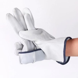 Factory Direct Customizable Wholesale Economic CE Certified Safety <b>Gloves</b> 10inch Nylon 7oz <b>Silicone</b>-free Grain Driving <b>Gloves</b> - Product Image 3