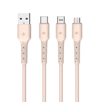 Câble de données USB Type-C vers USB-A tressé haute résistance coloré, prix d'usine, charge rapide 5A, 100W PD 3.0 pour appareils iOS