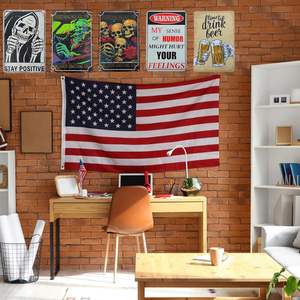 <span class=keywords><strong>Plaque</strong></span> en aluminium rétro vintage créative <span class=keywords><strong>pour</strong></span> bars, résidences, chambres - Impression UV couleur personnalisée, taille personnalisable - Product Image 5