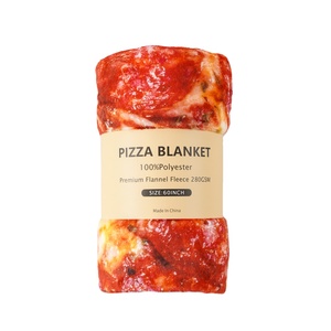 Coperta per Pizza gigante coperta per Taco per adulti e bambini coperta per cibo divertente a doppia faccia in flanella per tutti - Product Image 1