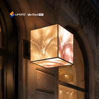 Écran LED Cube 5 faces P3mm, affichage vidéo couleur, signalisation numérique haute luminosité pour ascenseurs et magasins de détail