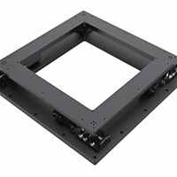 Plataforma Motorizada de Alineación de 3 Ejes UVW |   Corrección de X, Y y Theta |   Precisión Submicrométrica |   Alineación de semiconductores OLED |   OEM