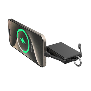 Mini Banco de Energía de Emergencia de 2000mAh con Cable Tipo-C Integrado - Product Image 1