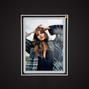 Ultra-Thin LED Advertising Display Screen Premium Advertising Hanging Light <b>Box</b> Display <b>A3</b> A4 - Product Image 2