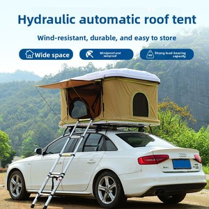 स्वचालित हाइड्रोलिक छत शीर्ष तम्बू चार-सीजन वाटरप्रूफ आउटडोर कैंप आश्रय वाहन के लिए आसान सेटअप कार टेंट - Product Image 4