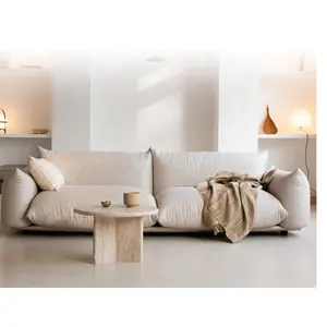 MEIJIA perabot rumah sala set canape lit yellow couch single settee grey living room sofa