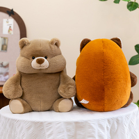 Peluche Animale Ronde et Mignonne en Gros, Vente Chaude : Panda Rouge, Pingouin, Cochon, Ours Panda – Cadeau pour Enfants, Décoration de Chambre et Canapé