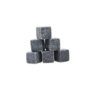 IWINSTONE Whisky de regalo Set de 6 <span class=keywords><strong>Natural</strong></span> de <span class=keywords><strong>esteatita</strong></span> de granito y escalofriante rocas con elegante caja - Product Image 4