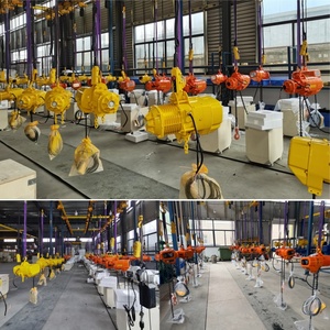 Palans électriques ALLMAN M5 à double vitesse 220V/380V 2 tonnes avec chariot et variateur de fréquence pour levage de grues et travaux de construction - Product Image 4