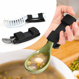 Soporte de utensilios adaptable multiusos con correa de mano para comer, <span class=keywords><strong>escribir</strong></span>, cepillarse y cuidarse - Product Image 1