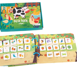 Reliure à spirale imprimée personnalisée Livre d'occupation pour enfants d'âge préscolaire et tout-petits en papier durable pour histoires d'enfants Histoires - Product Image 3