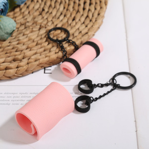 2026 Sports Fitness Yoga <b>Mat</b> Stick Pendant Keychain-Durable Rubber 3D Light Keychain Accessory - Product Image 3