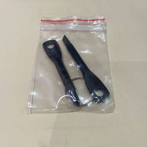 Porte-clés multi-outils en alliage de zinc, jeu de tournevis EDC, étanche, pour le tourisme, la randonnée, les voyages, outil de poche pour l'extérieur, argent, noir - Product Image 5