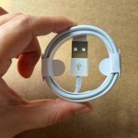 Câble USB L de charge rapide 2.4A, gaine TPE/PVC, longueur 1-3M, garantie 12 mois pour iPhone 14/13/12/11 Pro Max/XR/XS