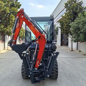 Mini tracteur 4x4 <span class=keywords><strong>de</strong></span> <span class=keywords><strong>vente</strong></span> chaude et chargeur combiné <span class=keywords><strong>de</strong></span> pelle rétro 4x4 d'excavatrice pour le travail <span class=keywords><strong>de</strong></span> chargeur - Product Image 5
