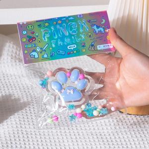 ของเล่นบีบ TPR Kawaii Squishy รูปอาหาร ของเล่นบีบนุ่มนิ่ม Taba Squishy สำหรับเด็ก ของเล่นบีบเยลลี่รูปอุ้งเท้าแมว - Product Image 4