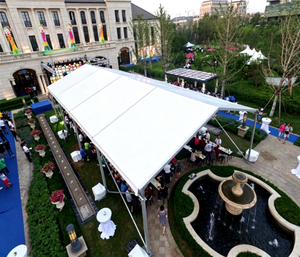 Carpa de Almacenamiento Resistente de PVC, Impermeable, Ignífuga, con Protección UV y Resistente al Viento, 30x50m, para Almacenes, Publicidad y Ferias Comerciales - Product Image 1