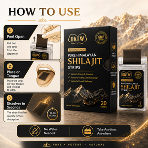 Custom Shilajit Oral Strips Mouth Melting Film with Zinc for Mineral Support, Private Label Supply - Product Image 6