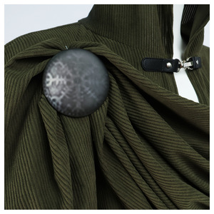 Capa con capucha de pana, disfraz medieval para cosplay, juego de rol de anime, para adultos, unisex - Product Image 3
