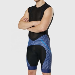 Mens Cycling <b>3</b>/4 Bib Tights Cool max Padded cycling tights Bib Shorts Bike Pants Men's Progel Plus Bib Shorts, Black, XL - Product Image 3