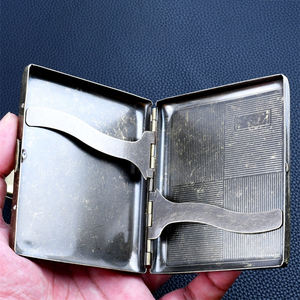 Etui à cigarettes en métal pour paquet de 20 cigarettes Etui à cigarettes en laiton <span class=keywords><strong>vintage</strong></span> de luxe - Product Image 4