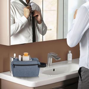Custom Travel <b>Toiletry</b> Bag <b>Toiletry</b> Bag for Women Men, Hanging Cosmetic Bag Travel Accessories, Promotional Business Gifts - Product Image 6